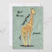 Longtime friends - with Giraffe image シーズンカード (正面)