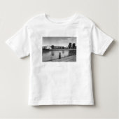 LongviewのWAの町のview湖のSacajaweaの写真 トドラーTシャツ (正面)