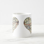 Longview TXヴィンテージマップ コーヒーマグカップ (中央)