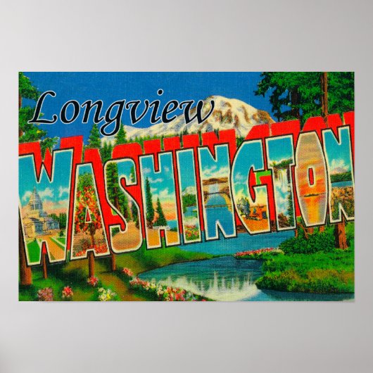 Longview, Washington – ラージ・レター・シーン ポスター (正面)