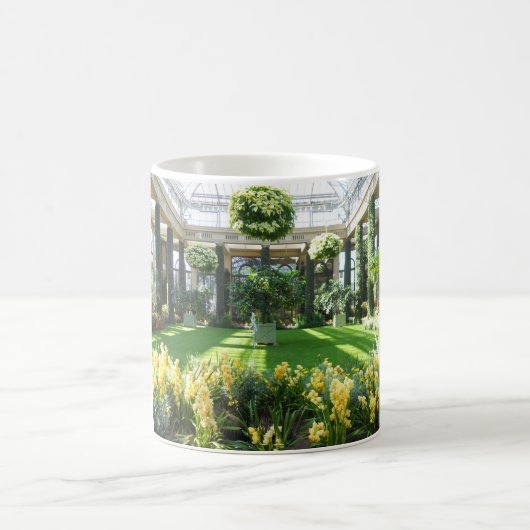 Longwoodの庭の温室 コーヒーマグカップ (中央)