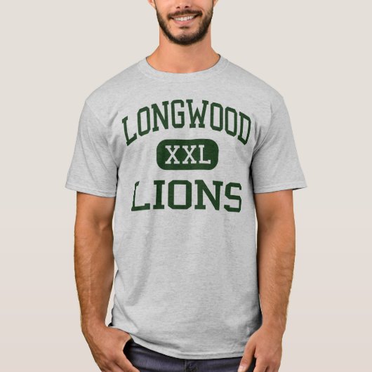 Longwood -ライオン-高中間の島ニューヨーク tシャツ (正面)