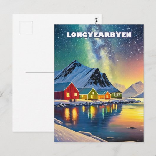 Longyearbyen, oasis arctique  ポストカード (正面/裏面)