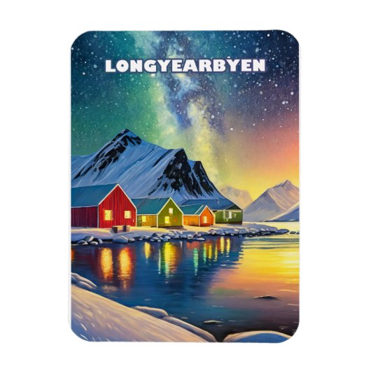 Longyearbyen, oasis arctique  マグネット (縦)