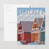 Longyearbyen, où la nature reprend ses droits ポストカード (正面/裏面)