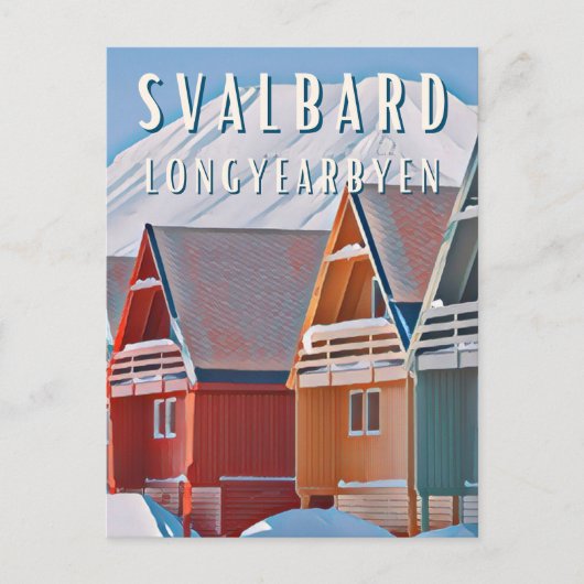 Longyearbyen, où la nature reprend ses droits ポストカード (正面)