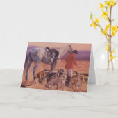 Lonni Clarke著"予想" カード (黄色い花)