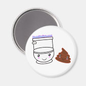 Loo & Pooかわいいの友達Tシャツ&その他 マグネット (正面/裏面)