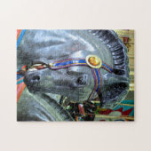 Looffの回転木馬の馬、サンタクルス ジグソーパズル (横)