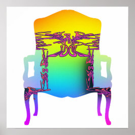 LOOKヴィンテージ肘掛け椅子 ポスター