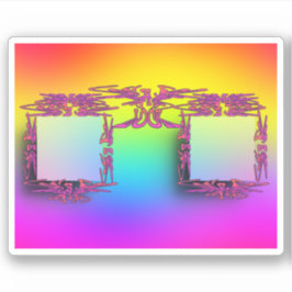 LOOK ファンシー Glassesステッカー シール