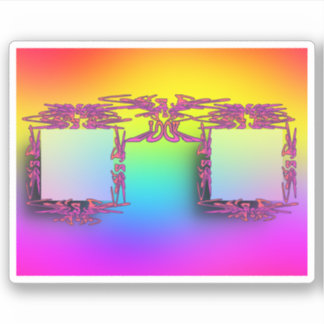 LOOK ファンシー Glassesステッカー シール