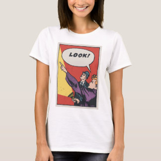 LOOK!空の上のもの • ゴールデンエイコミックアート Tシャツ