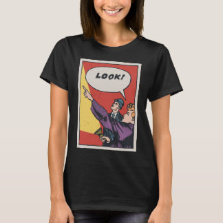 LOOK!空の上のもの • ゴールデンエイラコミックアート Tシャツ