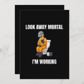 Look 遠くに Mordial Im Working Welder 案内状 (正面/裏面)