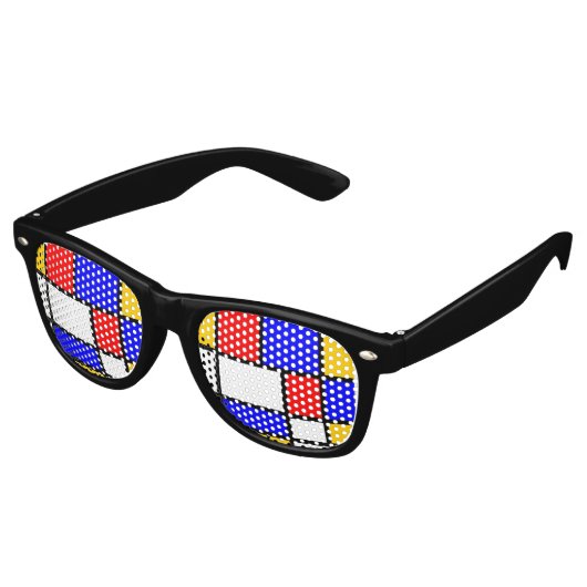 Look Art moderne Mondrian レトロサングラス (アングル)