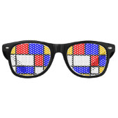 Look Art moderne Mondrian レトロサングラス (正面)