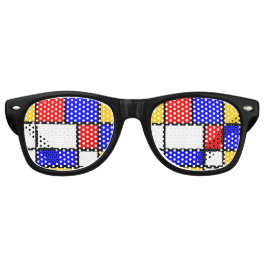 Look Art moderne Mondrian レトロサングラス