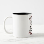 look at me being all festive Mug ツートーンマグカップ (左)