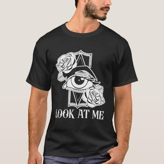 Look At Me Get Distract Illusions Tricks Optical Tシャツ (正面)