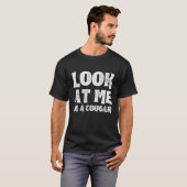 Look At Me I'm A Cougar Halloween Spooky Costume 3 Tシャツ (正面フル)