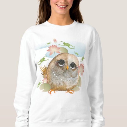 LOOK B4 U LEAPデザイン（前面と背面） スウェットシャツ