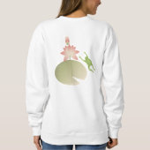 LOOK B4 U LEAPデザイン（前面と背面） スウェットシャツ (裏面)