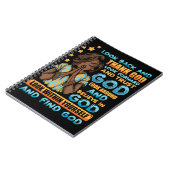 Look Back & God 感謝してい Spiral Notebook ノートブック (左側)