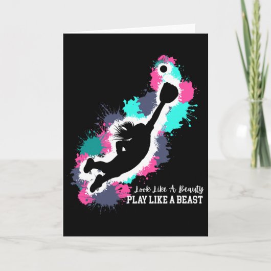 Look Like A Beauty - Play Like A Beast - Fun Softl カード (正面)