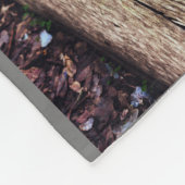 Look MonogramモダンとPhotos Gray フリースブランケット (角)