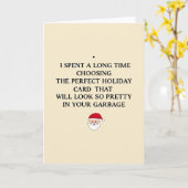 Look Pretty In Your Garbage Funny Sarcastic カード (黄色い花)