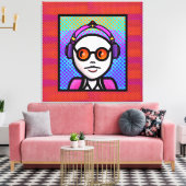 Look See and Shades キャンバスプリント (インサイチュ (リビング))