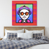 Look See and Shades キャンバスプリント (インサイチュ (寝室))