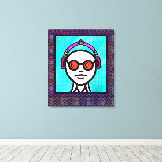 Look See in Shades キャンバスプリント (インサイチュ (ウッドフロア))