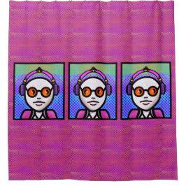 Look See in Shades シャワーカーテン