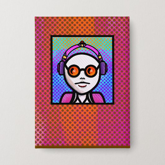 Look See in Shades 缶バッジ (正面)