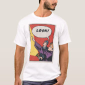 LOOK! The Thing in the Sky • Golden Era Comic Art Tシャツ (正面)