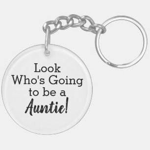 Look What's to be a Auntie Keychain キーホルダー