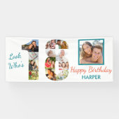 Look Who's 18 Photo Collage 18th Birthday Party 横断幕 (横)