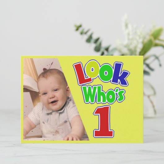 Look Who's 1/誕生日 招待状 (スタンド正面)