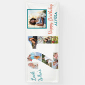 Look Who's 21 Photo Collage 21 Birthdayパーティー 横断幕 (縦)