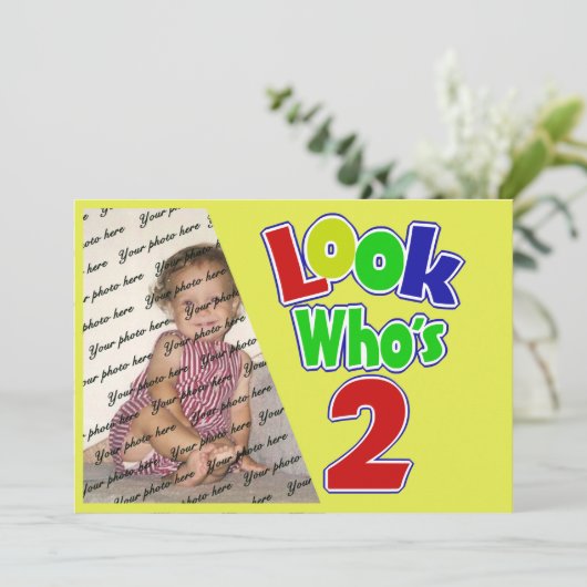 Look Who's 2/誕生日 招待状 (スタンド正面)