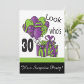 Look Who's 30誕生日| 30日 招待状 (スタンド正面)