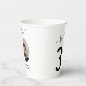 Look Who's 30! Modern Photo 30th Birthday 紙コップ (右)