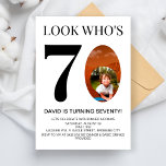 Look Who's 30th 40th 50th 60th 70th誕生日パーティー 招待状<br><div class="desc">Look Who's 30th 40th 50th 60th 70th Birthday Party Invitation</div>