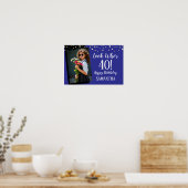 Look Who's 40誕生日写真 ポスター (キッチン)