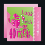 Look Who's 40 in Pink - 40th Birthday招待状 招待状<br><div class="desc">Look Who's 40 in Pink - 40th Birthday招待状テンプレート.おモダン客様のパーティーまカスタマイズたはイベントの準備ができているデザイン。前と後カスタマイズろのイベント詳細、フォントスタイル、フォント色。このエレガントデザインは、どの年齢の誕生日パーティーでも良く機能する。📌更にカスタマイもしズが必要でクリックすクリック、「これ以上のカスタマイズ」または「デザインの編集ボタン」を使用して、デザインツールのサイズ変更、回転、文字色の変更、文字の追加などを行ってください。⭐この製品は100%カスタマイズ可能。グラフィックや文字は追加、削除、移動、サイズ変更、変更のまわりに、回転などすることができる… ⭐99%私の店のデザインはレイヤーで行われている。これにより、グラフィックと文字のサイズ変更と移動が簡単され、各のまわりに製品に完全にフィットするようになります。📌 (ご注文の前に必要なグラフィックのサイズ変更や移動を必ず行もしう)また、他のZazzle製品で「デザインの転送」ができ、Zazzleのアイテムのほとんどに合わせてデザインを調整できる。（ボタンがページの右側にある）このデザインは、プロフェッショナルプリント用の高解像度ベクトルおよび/またはデジタルグラフィックスで作成される。📌注意： (これはプリント。全てのZazzle製品デザインは、このページの横にある「About This Product」に別段の記載がない限り「プリント」であ離れる)デザインは、画面や製品に表示されているとおりに「EXACTLY」印刷される。したがって、グラフィックや文字のサイズ変更を行う際に、それが正しい領域に収まり、あなたのスペルや表現がサイズ、色、フォントのそれがどのように好きであるかを確認してください。"デザインのみもし"に関するご質問がある連絡か、必要な救済は✉ siggyscott@comcast.netまでお電話ください。または私のストアのリンクをご覧ください。 https://www.zazzle.com/store/designsbydonnasiggy （コピーアンドペースト）私は喜んで幸せになります。📌その他の質問（送料、返金、印刷、製品など）はZazzleまたはMaker連絡DIRECTLY⭐お願い⭐。私の店のサポートとストップを感謝する – DesignsbyDonnaSiggy.©ドナ・シーグリスト⭐⭐⭐ ZAZZLEは100%の満足を約束する。絶対もしに好きじゃないザズルが取り戻す！⭐⭐⭐ 1-888-8ZAZZLE (1-888-892-9953)電話番号：月～金：午前9時～午後5時（午後12時～午後8時）</div>