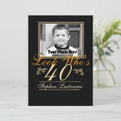 Look Who's 40 Photo 招待状 (スタンド正面)