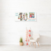 Look Who's 40 Photo Collage 40th Birthdayパーティー 横断幕 (インサイチュ)