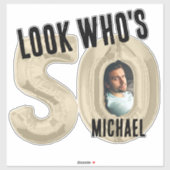 Look Who's 50 – 写真 シール (シート)